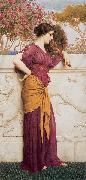 John William Godward The Peacock Fan china oil painting reproduction